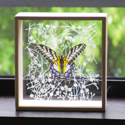 蝶と小花のペーパークラフト 4枚目の画像