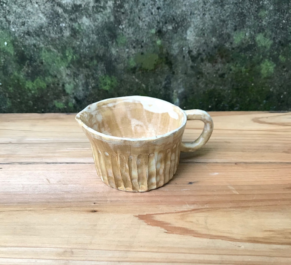 「咖啡牛奶」竹土石山 竹土系列 牛奶壺 茶海 咖啡濾杯 咖啡下壺 拿鐵 花茶 下午茶 第3張的照片