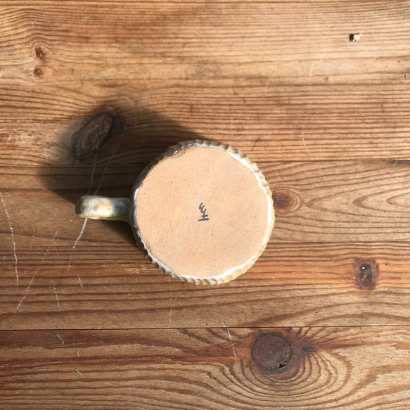 「曬穀」竹土石山 竹土系列 馬克杯 咖啡杯組 杯盤 拿鐵 稻殼色 拙趣 土地 第9張的照片