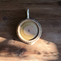 「咖啡牛奶-半二」竹土石山 竹土系列 牛奶壺 茶海 咖啡下壺 拿鐵 花茶 角錐身體 第6張的照片