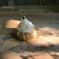 「根-柵柵」竹土石山 竹土系列 半色 花器 花瓶 居家 短身 流動 乾燥花 鮮花 第7張的照片