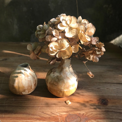 「根-無界」竹土石山 竹土系列 半色 花器 花瓶 居家 長脖子 短脖子 乾燥花 鮮花 第1張的照片