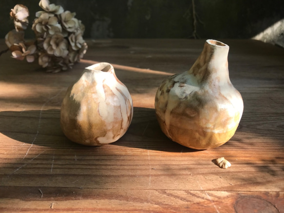 「根-無界」竹土石山 竹土系列 半色 花器 花瓶 居家 長脖子 短脖子 乾燥花 鮮花 第2張的照片