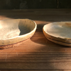 「米餅」竹土石山 chuhsienearth 13 竹土系列 沾醬盤 豆小盤 米白色 漬物碟 醬料 醬瓜 豆腐乳 第3張的照片
