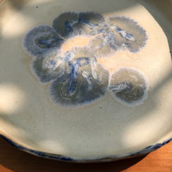 「 矢車菊」竹土石山 chuhsienearth 13 石山系列 蛋糕盤 淺盤 麵包 水果 蠟燭盤 飾品盤 放射狀 第3張的照片