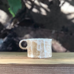 chuhsienearth 13 the cafe mug “wheat” handmade milky 2枚目の画像