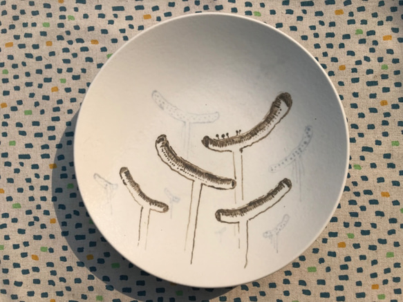 竹土石山 chuhsienearth 13 石山系列 「檸檬花蕊」大圓盤 湯盤 深皿 手作 瓷器 生活 雜貨 第1張的照片