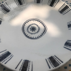 竹土石山 chuhsienearth 13 石山系列 「迎接」大圓盤 湯盤 深皿 手作 手繪 瓷器 生活 雜貨 第3張的照片