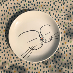 chuhsienearth13 a cake pan "pleasant" cat style plate 1枚目の画像