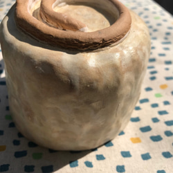 「接地線」竹土石山 竹土系列 咖啡杯 禮物 器皿 雜貨 馬克杯 粉引 風格 設計款 溫潤 螺旋 土地 第3張的照片