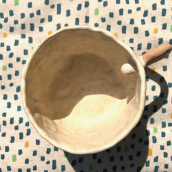「接地線」竹土石山 竹土系列 咖啡杯 禮物 器皿 雜貨 馬克杯 粉引 風格 設計款 溫潤 螺旋 土地 第4張的照片