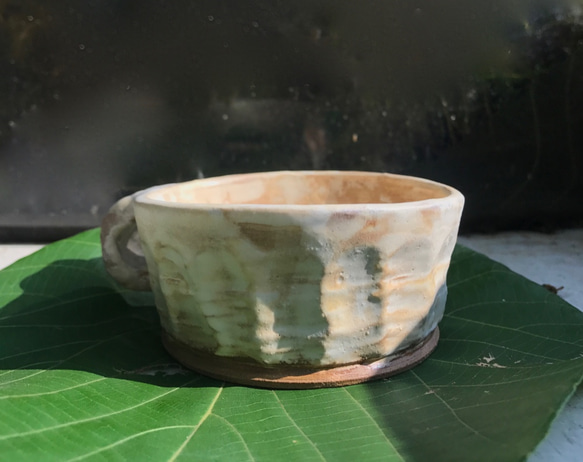 chuhsienearth 13 the mug “white amber” handmade 3枚目の画像