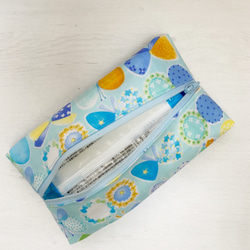 嬰兒濕巾盒♡淺藍色蝴蝶和絲帶 第4張的照片