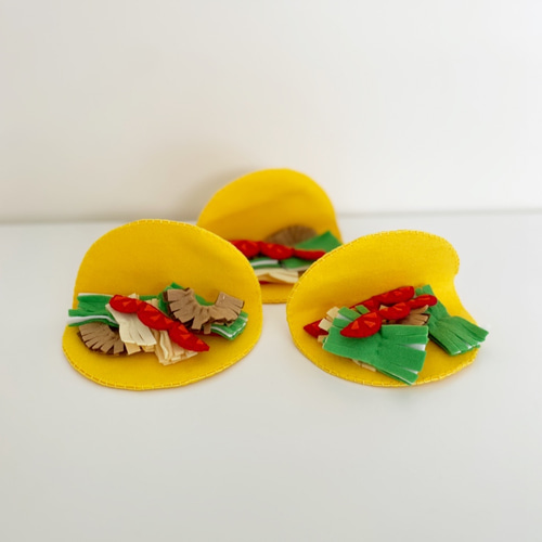 フェルトままごと♡タコスセット おもちゃ・人形 Es-dur【エス ドゥア