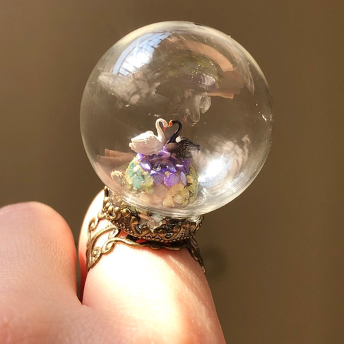 スノードームリング ー you & i ー 指輪・リング sandmi