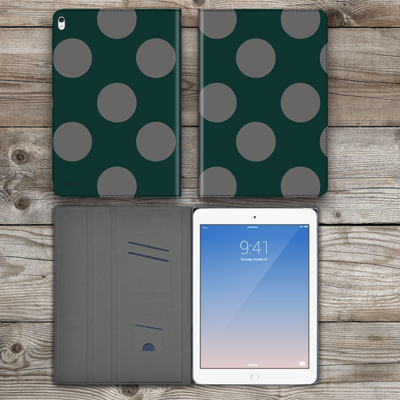 北欧風シンプルデザイン水玉サークル　1360 iPad  タブレットケース　ipadmini　androidケース 2枚目の画像