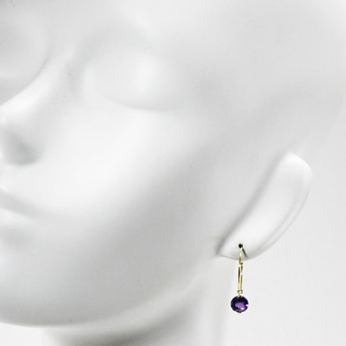 K10 アメシスト ピアスチャーム BR079-28 ピアス（その他） kyfactory