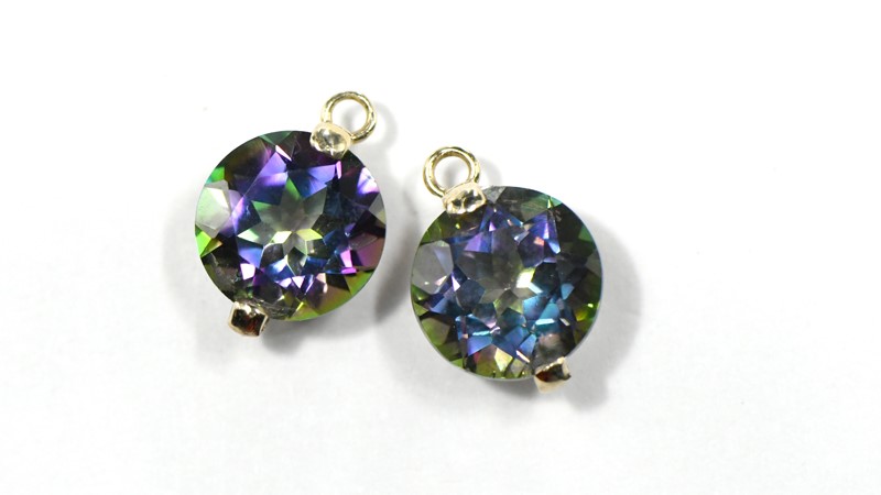 K10 ミスティックトパーズ ピアスチャーム BR0800-28