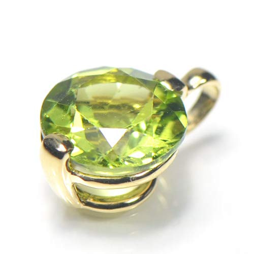 K18/Pt900 ペリドット ペンダントトップ YK-BK015-28