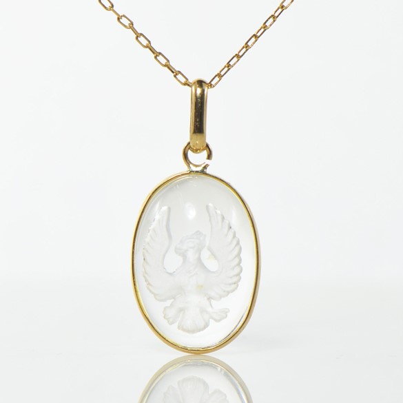 K18 天然クリスタル ペンダントトップ BP055-28