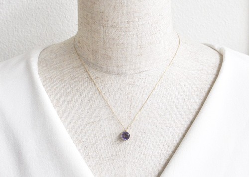 K18 アメシスト 神話カット ペンダントトップ YK-BN0155-28