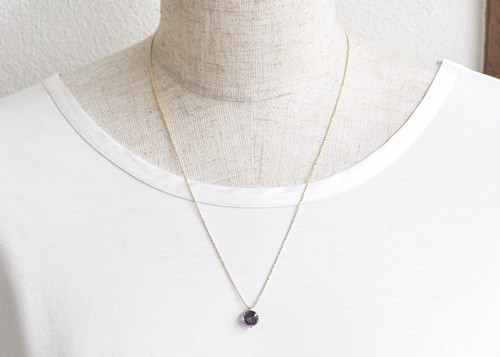 K18 アメシスト 神話カット ペンダントトップ YK-BN0155-28