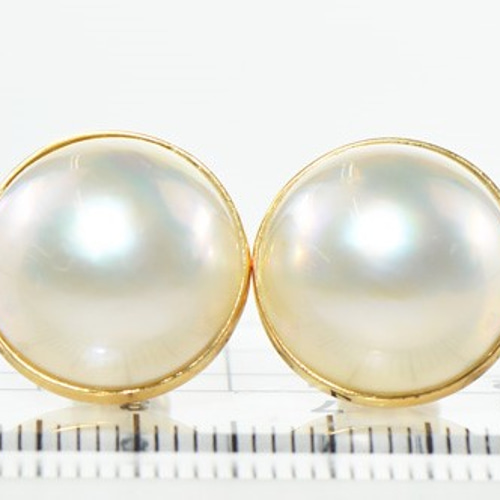 K18 マベパール ピアス YK-AX006CI2 ピアス（スタッド・一粒