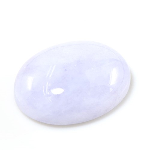 ラベンダー 翡翠 オーバル　カボション 大粒　ルース　天然石 7月誕生石  S-E057CI28  ジェード ひすい