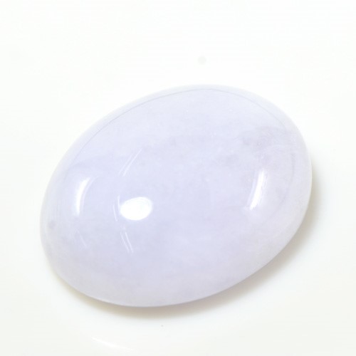 ラベンダー 翡翠 オーバル　カボション 大粒　ルース　天然石 7月誕生石  S-E059CI28 ジェード ひすい