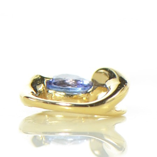 【専用出品】K18 タンザナイト ペンダントトップ K18タンザナイト手巻きペンダントトップ