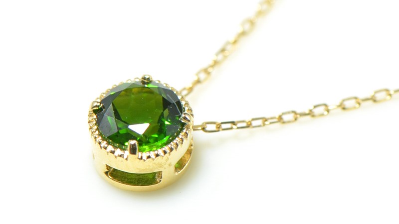 K18 クロムダイオプサイト ペンダント BW036-28