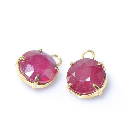 K18 ルビー ピアスチャーム YK-BI048-28