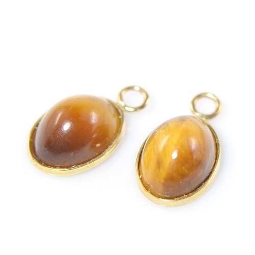 K18 タイガーアイ ピアスチャーム  YK-BI084-28