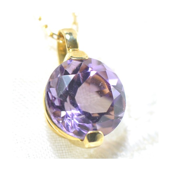 K18 アメシスト ペンダントトップ YK-BM08330-28