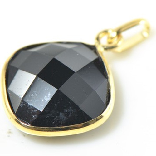 k18/Au750YG ペンダントトップ K18 オニキス ペンダントトップ BP02110-28 | iichi 日々の