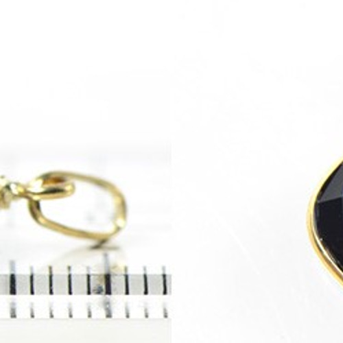 K18 オニキス ペンダントトップ BP02110-28 ペンダントトップ