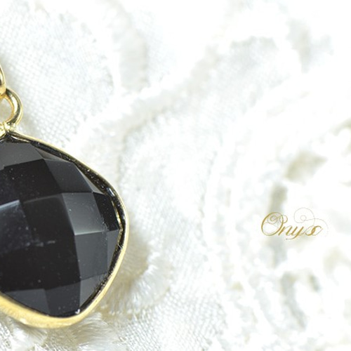 K18 オニキス ペンダントトップ BP02110-28 ペンダントトップ