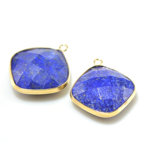 K18 ラピスラズリ ピアスチャーム BR058-28