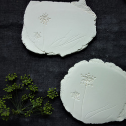 生植物アロマプレート　アロマストーン　アロマデッシュ アロマウッド　陶磁器 6枚目の画像