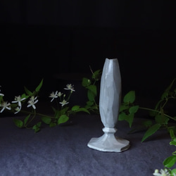 ソリッド 花瓶 #V0103　彫刻 置物 花器 陶器 4枚目の画像