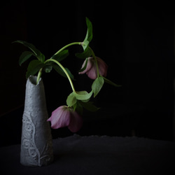フラワーベース16　”ツタ” 花器 陶器　一輪挿し 置物 7枚目の画像