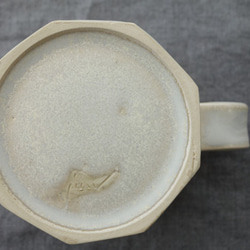 マットホワイト　コーヒーカップ マグカップ 陶器 陶磁器 4枚目の画像