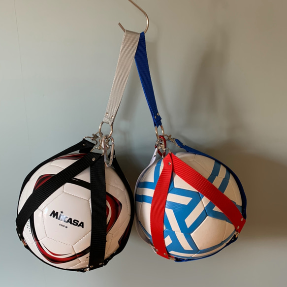 tinker.co様 サッカーボールホルダー ボールケース ハンドメイド