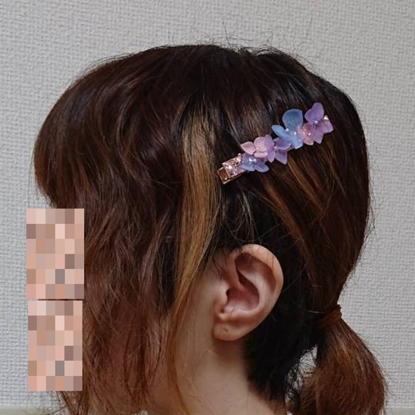 【はさむだけ】小花たちの髪飾り【ダッカールピン】 4枚目の画像