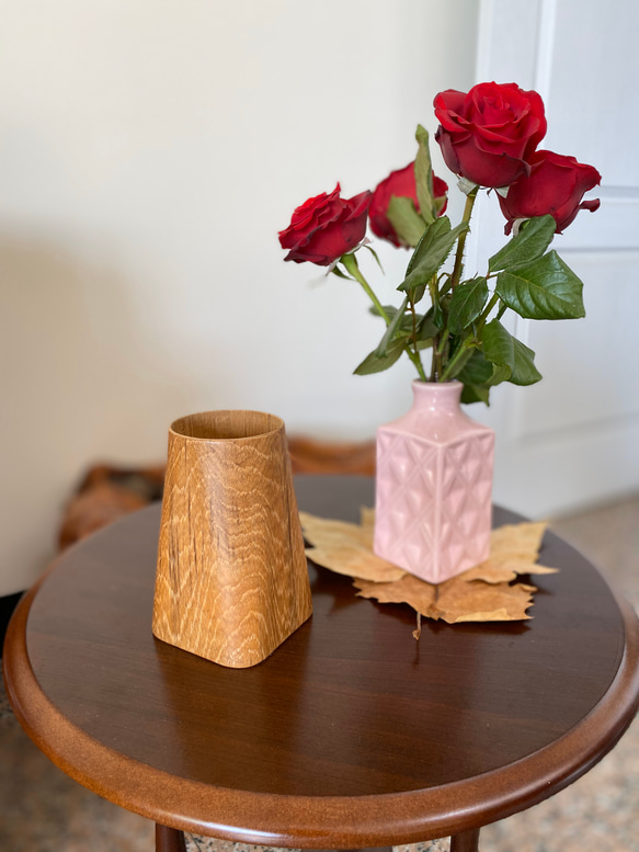 《梧藝生活 Wood.Art.Life》原木質感筆筒、置物桶、木質花瓶、花器、茶道配件收納 第1張的照片