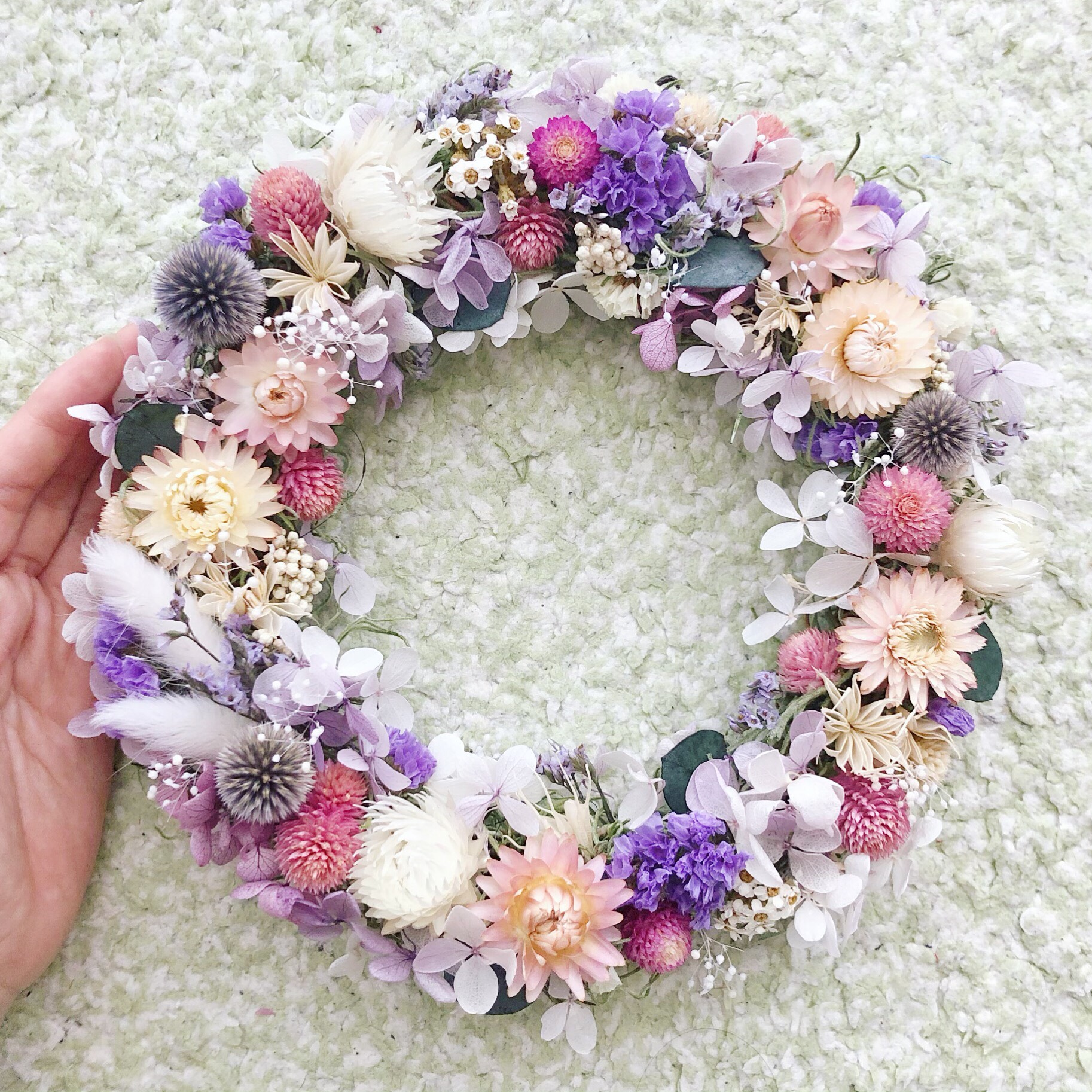 送料無料】ドライフラワーリース♡ドゥ ドライフラワー オーダー