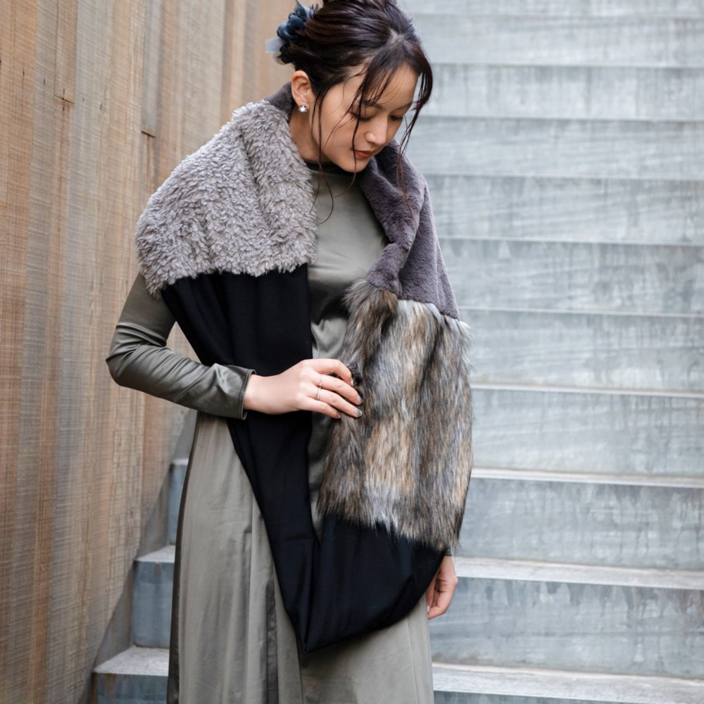 累計販売350超｜ふんわり幸せになれるスヌード｜もふもふアニマルフリー｜レディ