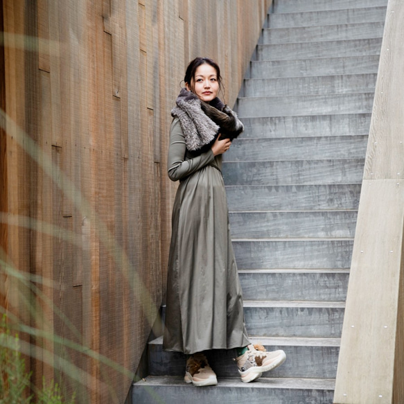 累計販売350超｜ふんわり幸せになれるスヌード｜もふもふアニマルフリー｜レディ 10枚目の画像