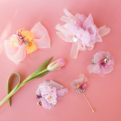 櫻花盛開的胸花 | 盛開的針織瑪麗亞 第4張的照片