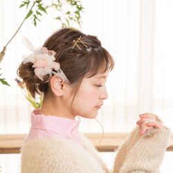 <mini>夢幻粉彩～彩色花漾編織髮圈 / 髮飾 / 細髮圈 / hair accessories /scrunchie 第3張的照片